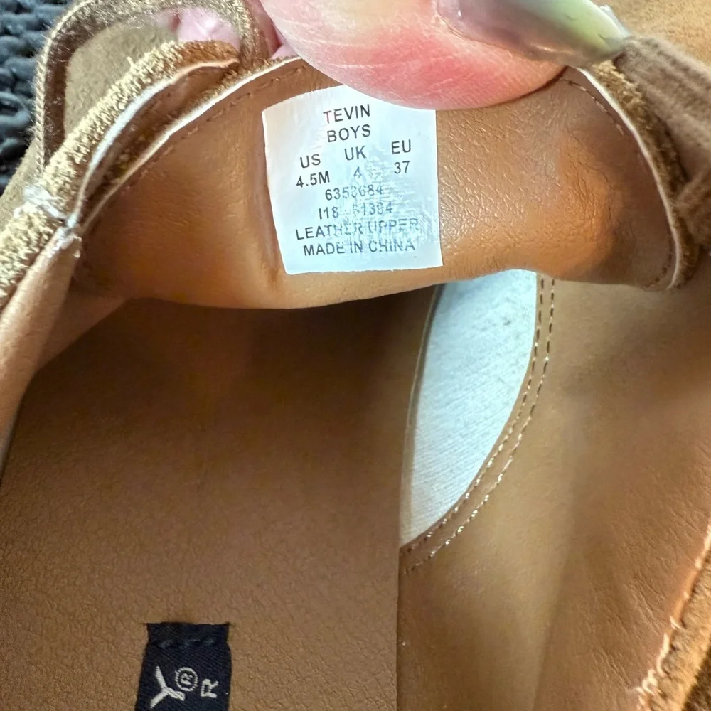 Sperry‎ Tevin Oxford Tan Suede boys Shoes